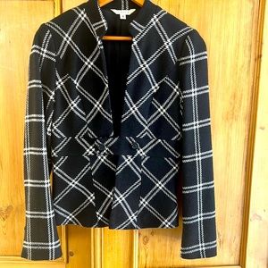 Black tweed blazer jacket